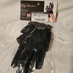 New! - Floral Stretch Lace Gloves